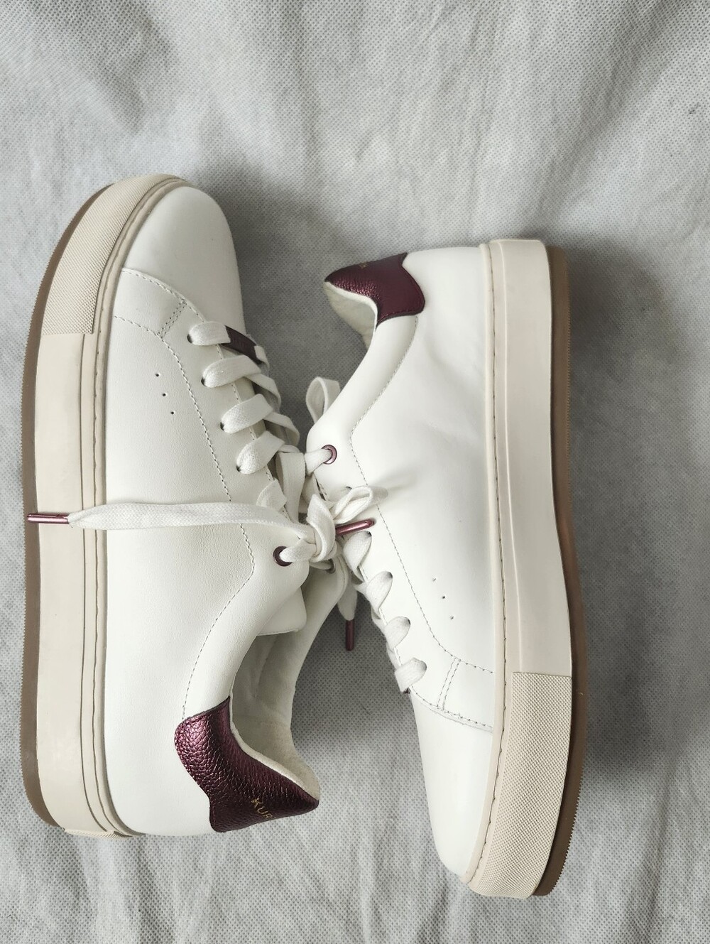 Kurt Geiger London Mens Laney3 Leather Lace Up Sneakers Sz 44